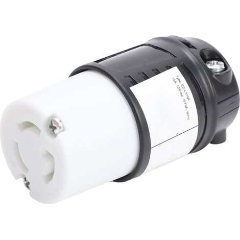 Connecteur de verrouillage industriel L5-15R, 15A, 2 pôles, 3 fils de mise à la terre, verrouillage par torsion, prise femelle pour les paramètres commerciaux