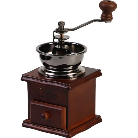 Pfeffermühle – Inspiriert von der traditionellen Handkurbelmühle mit Schublade – Klassische Verstellmöglichkeit