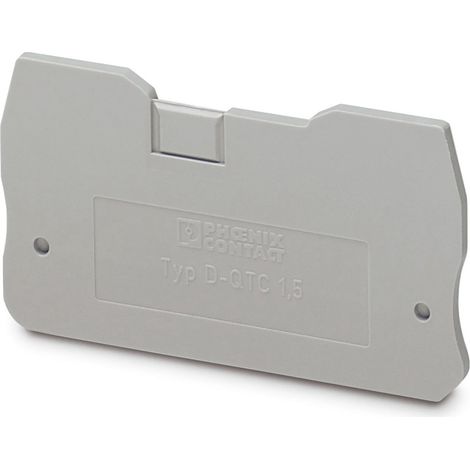Couvercle Phoenix Contact, série D-QTC 1.5 pour Bloc de jonction ( Prix pour Paquet de 5 )