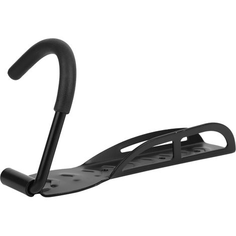 Support de stationnement pliable en alliage d'aluminium noir pour VTT, scooter électrique et autres vélos. Crochet mural pour vélo. Outil (1/5)