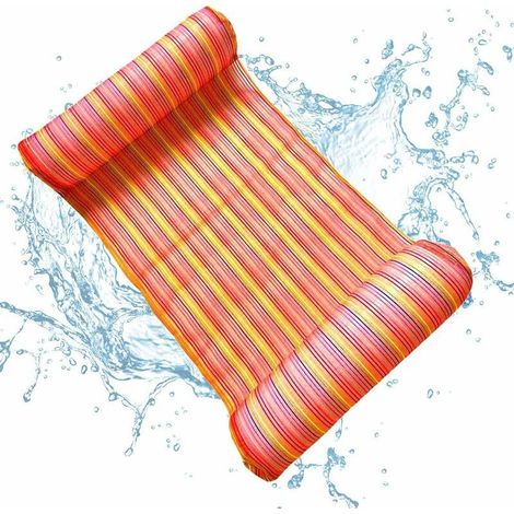 Hamac à eau, hamac flottant pour piscine, lit flottant gonflable pour piscine, chaise flottante, canapé d'eau, tapis pour piscine, plage, mer, chaise longue pour adulte (1/5)