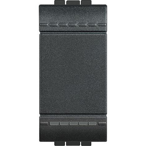 Switch Livinglight 16A modulo terminale auto 1 Antracite L4003A