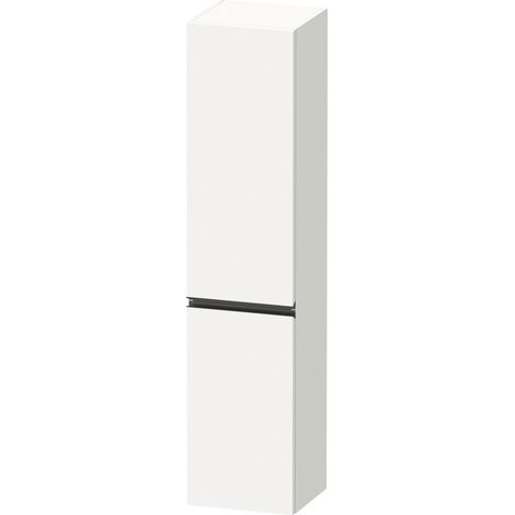 Duravit Sivida Armoire haute, poignée noire diamant mat,