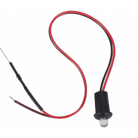 Alarme factice LED rouge clignotante 12V pour tableau de bord, montage sur tableau, voyant anti-intrusion auto, accessoire dissuasif voiture, feu témoin sécurité véhicule (1/5)