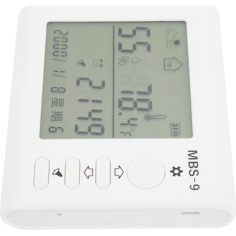 Thermometer-Hygrometer-Doppelverwendungsgerät: Hochpräzises digitales Temperatur- und Feuchtigkeitsmessgerät (1/5)