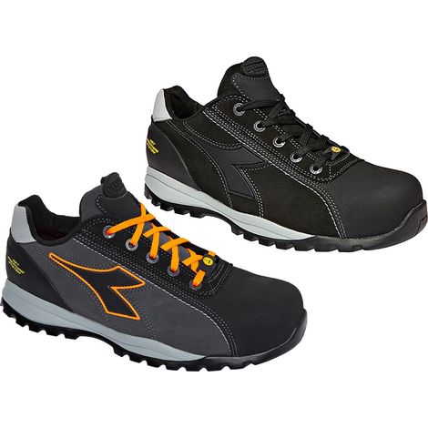 Scarpe antinfortunistiche Geox Diadora GLOVE TECH LOW PRO S3 ESD-Antracite/Arancione-35 - Anthrazit/Orange - 35