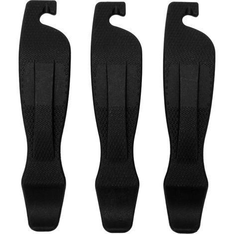 3 Pièces Levier de Démonte Pneu Vélo Antidérapant en Nylon - Outil de Réparation Haute Résistance pour Bicyclette Noir (1/5)