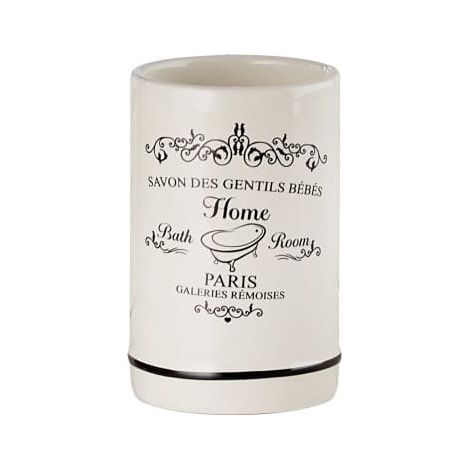 Taza de baño de cerámica París crema crudo (1/3)