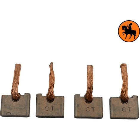 Balais de charbon BSX 157-158 pour Bosch Démarreur 6x18x13/14,5mm (1/3)