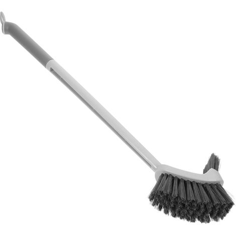 Brosse WC Incurvée avec Manche Long Plastique Brosse De Nettoyage pour (1/5)