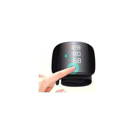 Moniteur de pression artérielle automatique et précis - Grand écran LCD - Bracelet réglable avec fonction mémoire - Pour la maison et les voyages