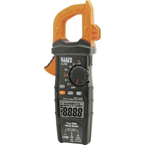 Klein Tools Multimètre pince ampèremétrique TRMS automatique LoZ 2000 A AC/DC