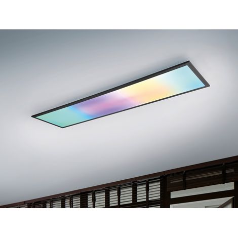 LED Deckenleuchte BETA mit Fernbedienung und RGBW Farbwechsler, Breite 119cm (1/5)