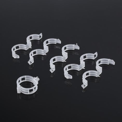 100 pinces/attaches en plastique pour tuteurs de plantes potagères, pour attaches de branches et vrilles.