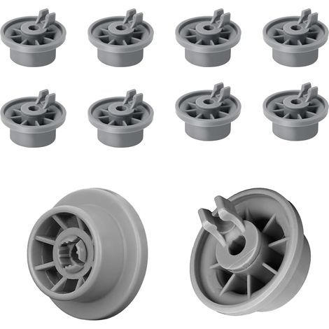 Kit de 8 Roulements pour Panier Inférieur de Lave-Vaisselle - Roulettes et Roues de Rechange Universelles Compatibles avec Bosch Siemens Neff Beko - Pièce et Accessoire Lave Vaisselle (1/5)