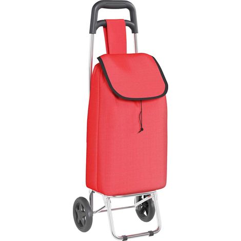 Carrello della spesa Rosso 35 x 28 x 92 cm Tessuto Oxford vidaXL