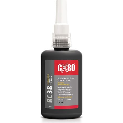 Colla anaerobica CX80 RC38 50ml verde - Installazione professionale di cuscinetti e anelli