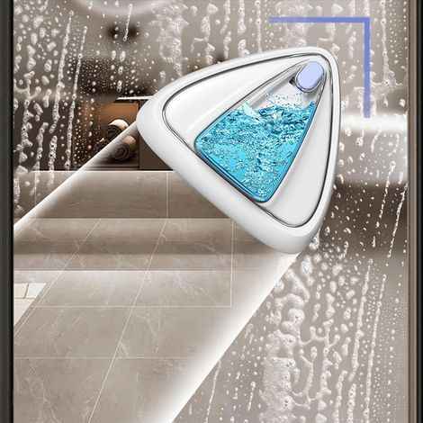 Brosse magnétique double face pour le nettoyage des vitres avec remplissage d'eau, outil de nettoyage pour double vitrage de 15 à 26 mm (0,5 à 1 pouce) (1/5)