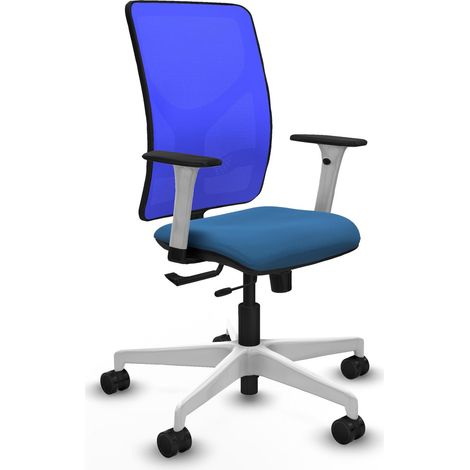 Chaise de bureau piqueras y crespo Motilla blanc support lombaire (1/2)