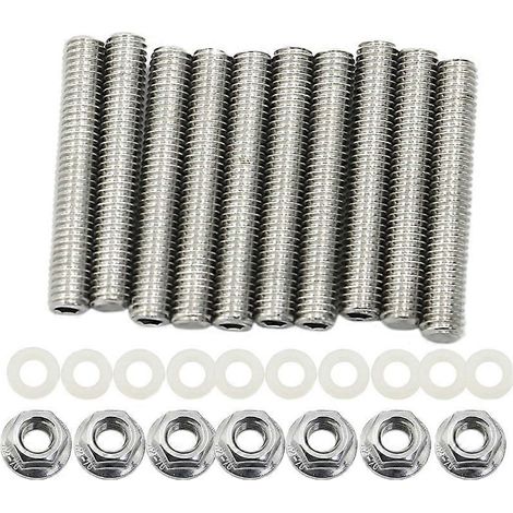 Kit de goujons de collecteur d'admission haute performance 1320 avec boulons et rallonges pour Honda Acura BDHF GSR Si Ser (1/5)