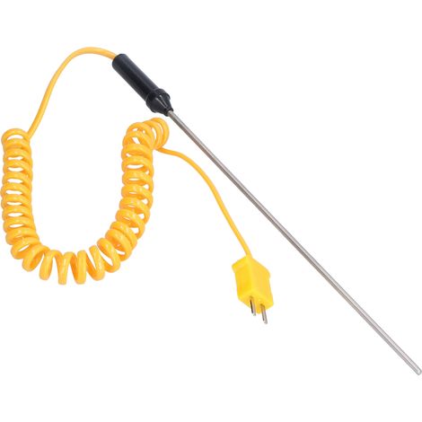 Sonde thermocouple type K inox WRN‑02B3 200mm pour thermomètre manuel (1/5)