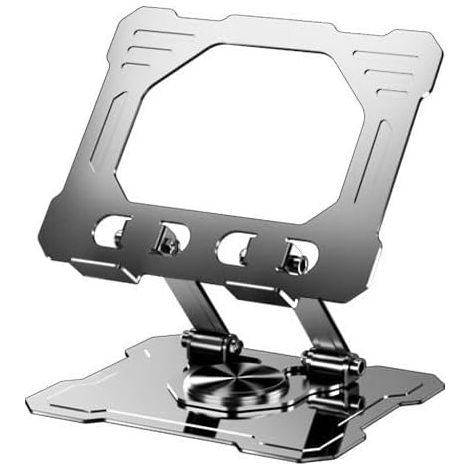 Soporte de computadora ajustable adecuado para portátiles y tabletas Construcción de aluminio resistente para disipación de calor (1/5)