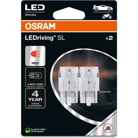 Osram Led Premium Nuovo W21/5W Rosso epack (1/3)