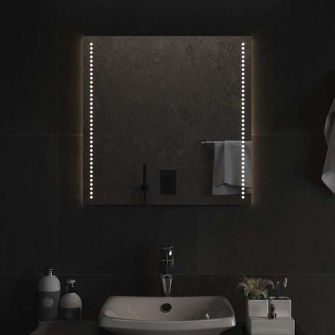 vidaXL Espejo de baño con LED 60x60 cm (1/5)