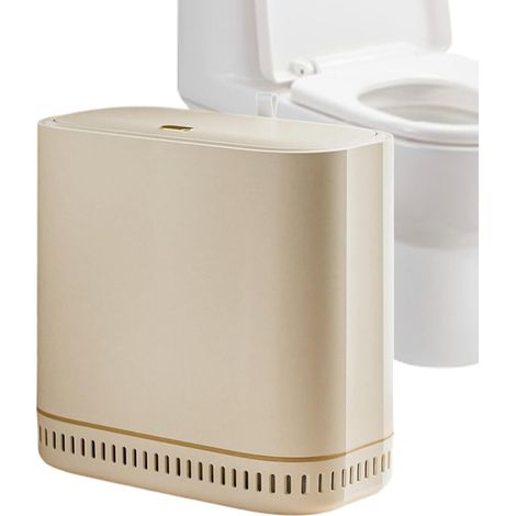 Bin Narrow waste bin with snap on lid odor resistant design