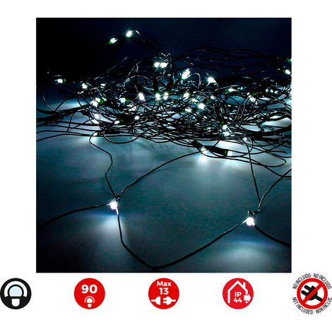 Cortina Red Easy-Connect 2x1,5m 90 LEDs Blanco Frío 30V (Interior-Exterior) EDM Total 1,62W (1/2)