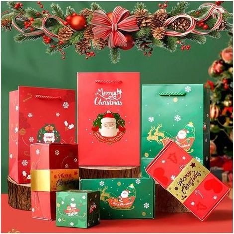 Coffret Cadeau Surprise - Tirelire à Explosion, Édition Noël, Coffret Cadeau Surprise Explosion Noël, Coffret Cadeau Surprise (Noël, 10 Pièces) (1/5)