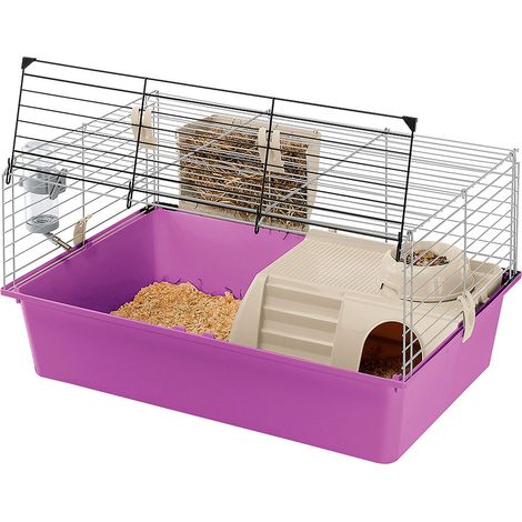 Ferplast GUINEA 70 Gabbia per roditori FERPLAST GUINEA 70: adatta a Cavie, Porcellini d'India, design italiano, accessori inclusi. . Variante GUINEA 70 - Misure: 70 x 47 x h 37.5 cm - (1/5)