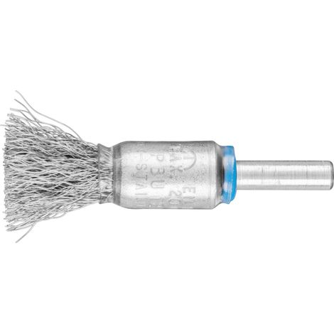 PFERD TOOLS Pinselbürste ungezopft PBU Ø13 mm Schaft-Ø6 mm Edelstahl-Draht-Ø0,20 10 Stk