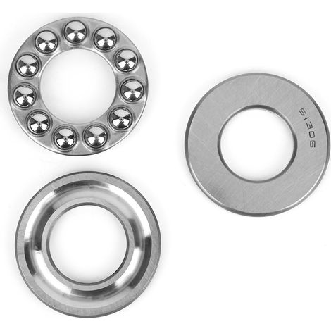 Roulement à billes axial 51306 haute précision, acier robuste pour équipement industriel, butée plane haute pression, dimensions standard, performance fiable. (1/5)
