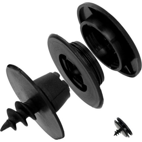Fixations Pour Tapis De Voiture - Plastique Antidérapant - Universel Pour Tapis Double Couche - Lot De 20 Pièces (1/4)