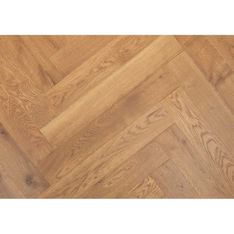Naturasol – Parquet contrecollé chêne bâton rompu – Finition vernis mat – Largeur 12 cm – Longueur 700 mm – 4 chanfreins pour mise en valeur