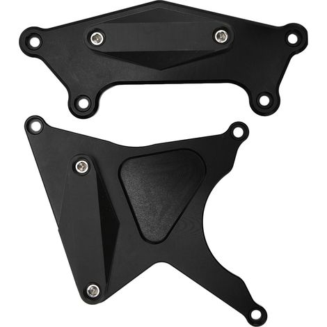 CNC-gefräster Kupplungsgetriebeschutz aus Aluminium für Versys Kle650 Motorrad 2006-2020, schwarz. (1/5)