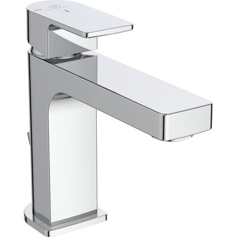 Ideal Standard Grifo lavabo Edge, Slim, c.vaciador, 5l/min, BlueStart, Cromo, A7102AA (1/4)