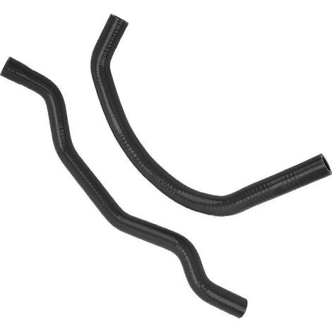 Kit de durites de refroidissement de radiateur en silicone noir pour quad YFZ350 (1987-2006). (1/3)