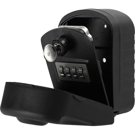 Boîte à clés portable avec serrure à combinaison, code oublié, caches de clés pour cacher une clé à l'extérieur, boîte de rangement étanche et sûre pour clés (1/5)