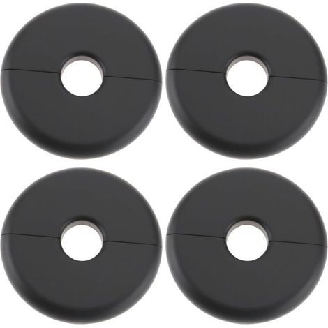 Radiator Pipe Cover 16mm 70mm Diameter Radiator Pipe Cover for Radiator Wall Pipe Decoration Black 4pcs