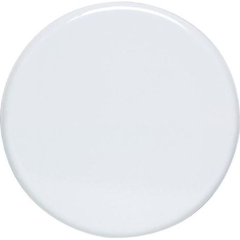 Cache plaque électrique - Pour plaque 14 cm - Blanc - Diamètre 16 cm - Protection contre la chaleur