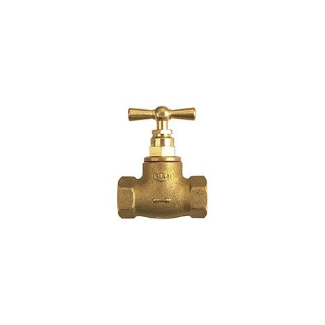 Robinet d"arrêt F/F D12x17 sans épaulement sans purge