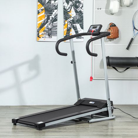 Tapis de course Fitness électrique pliable - Aosom.fr x FFHandball - 1 à 10 Km/h écran multifonctions - puissance 500 W (1/5)