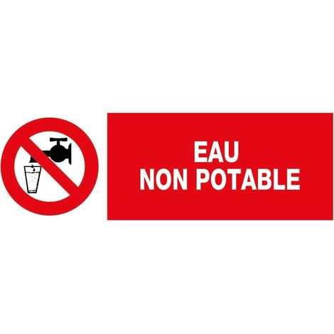 Panneaux information / obligation divers Novap - Eau non potable