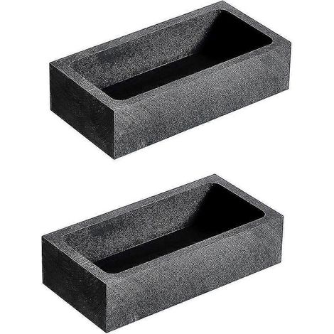 Moule en graphite pour la coulée de lingots (1000 g d'or / 500 g d'argent) (1/5)