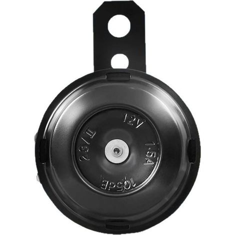 Klaxon Moto 12V Universel, Avertisseur Sonore Étanche 100 dB, Klaxon Électrique en Métal avec Support de Montage, Compatible Moto Scooter Voiture (1/5)