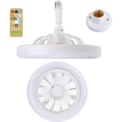 30-W-Deckenventilator (86–265 V Wechselstrom) mit einstellbarer Helligkeit, Farbe und Neigungswinkel