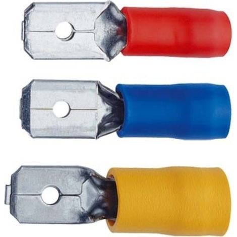 connecteur plat klauke pack 100 isolé marine