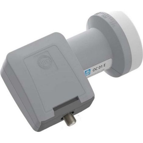 Lnb Single - Pour 1 Décodeur - Amplification Satellite Haute Sensibilité - Capuchon Antipluie Extensible - Boîtier UV Résistant - 1 Pièce